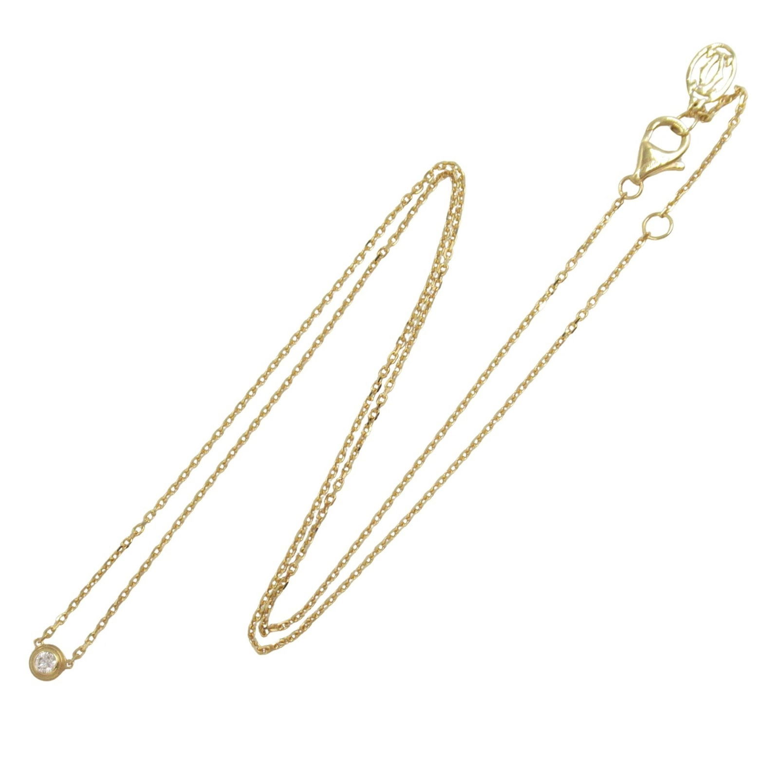 Cartier D'Amour Yellow Gold Necklace with Pendant 38 cm to 41 cm (1 of 1)