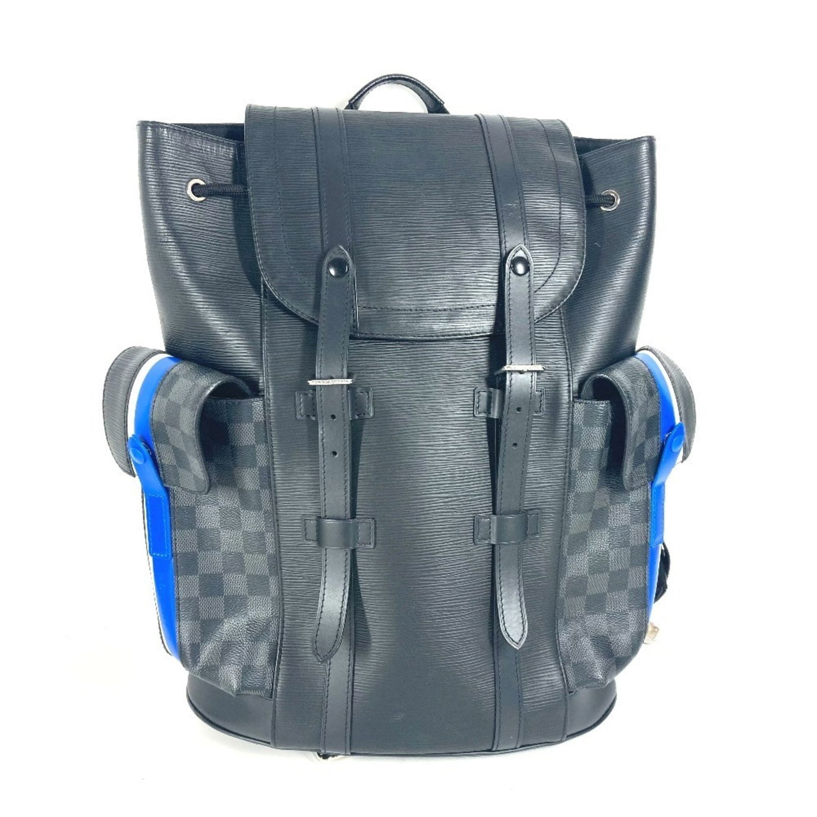 Black Leather Christopher Backpack by Louis Vuitton (1 of 1)