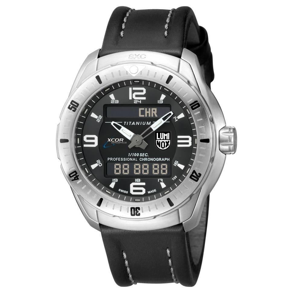 Luminox XCOR Aerospace Titanium Quartz Pilot Watch Black Dial 46mm (1 of 4)