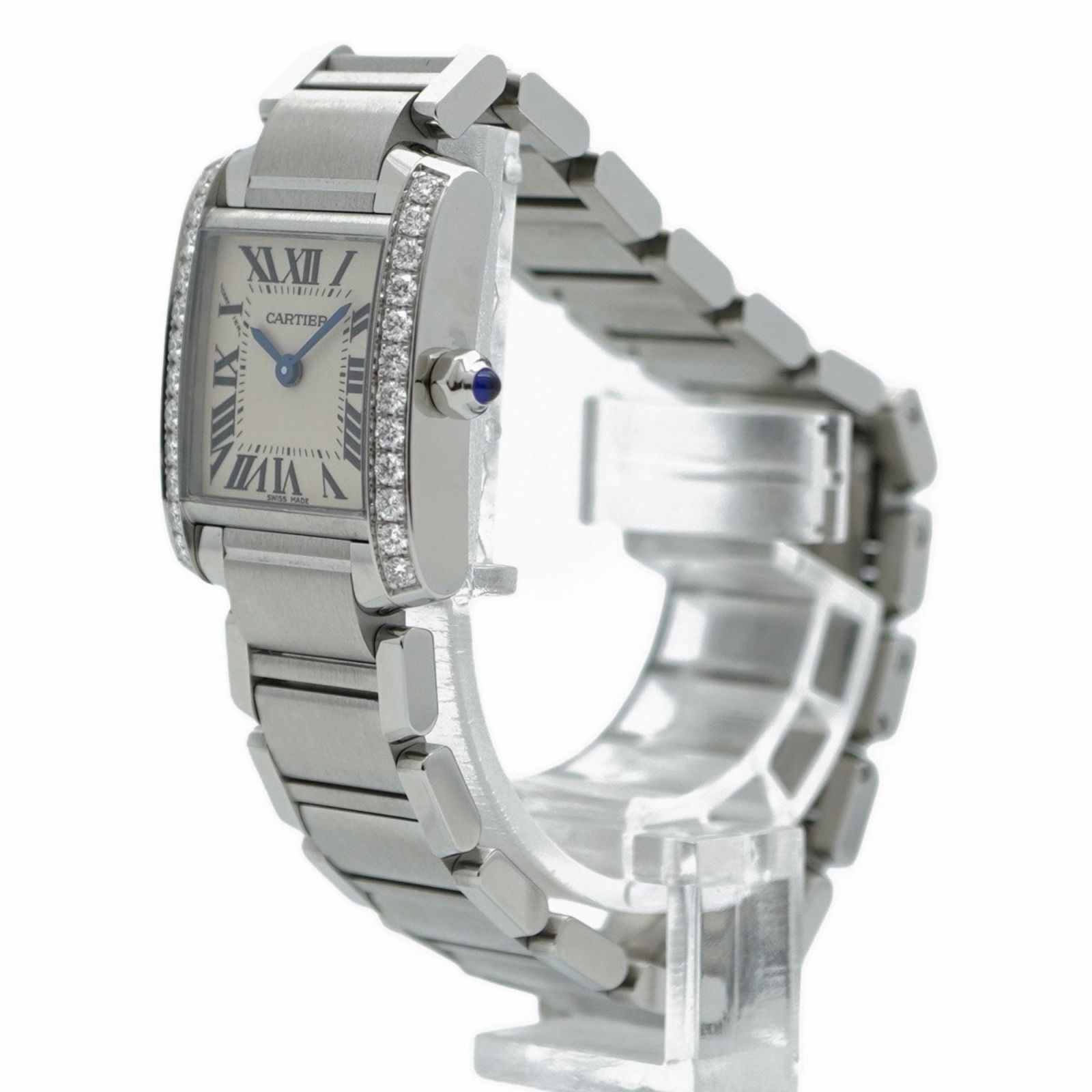 Steel Tank Francaise Wristwatch for Women by Cartier (1 of 1)