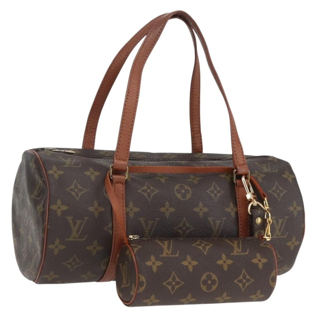 LOUIS VUITTON Monogram Papillon 30 Hand Bag M51385 with Shoulder Strap (1 of 18)