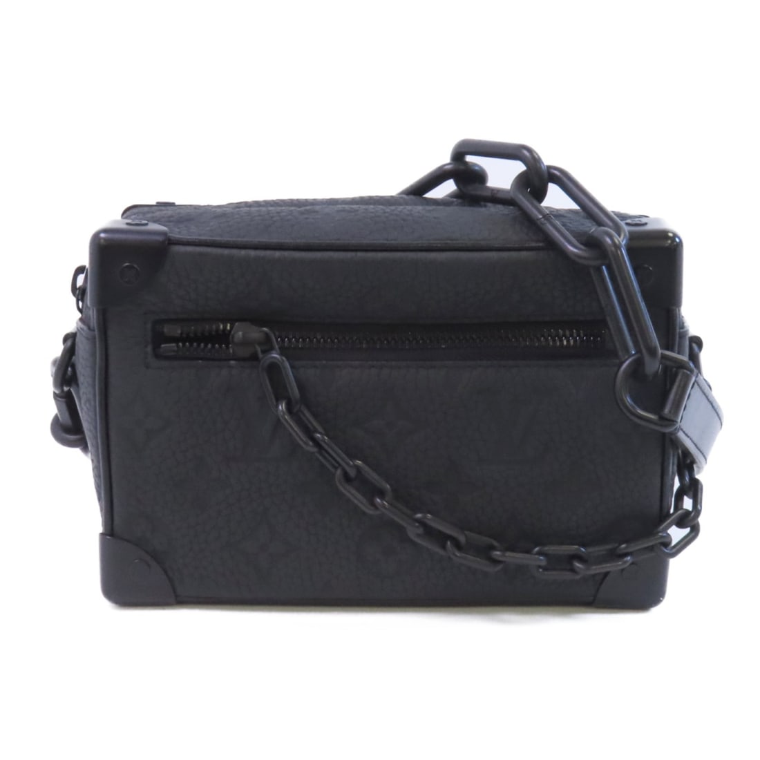 Louis Vuitton Mini Soft Trunk Black Calfskin Shoulder Bag M55702 (1 of 14)