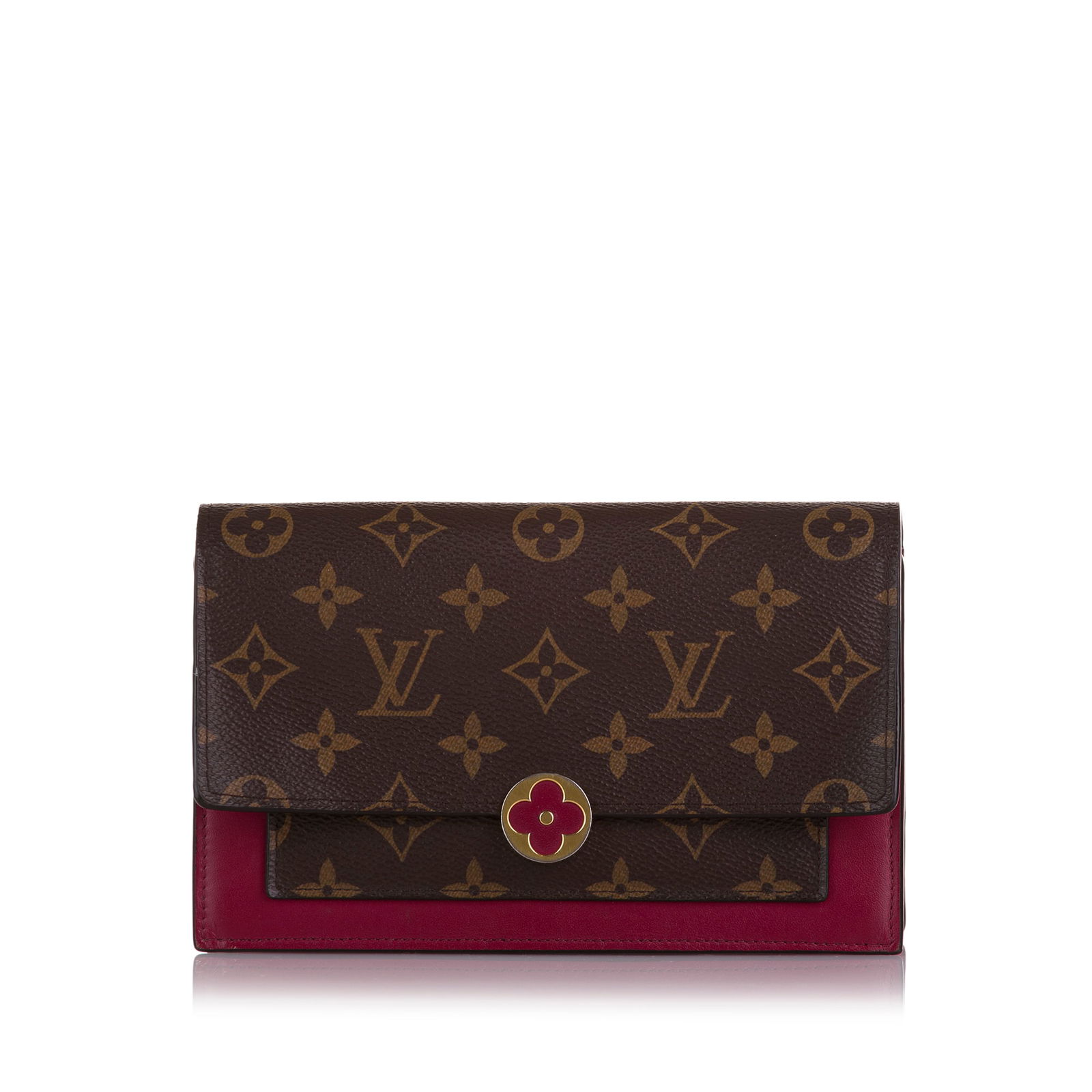 Louis Vuitton Monogram Flore Wallet On Chain Brown Canvas Crossbody Bag: Louis Vuitton Monogram Flore Wallet On Chain Brown Canvas Crossbody Bag The Louis Vuitton Monogram Flore Wallet On Chain is a chic and versatile crossbody bag crafted from durable coated canvas. It fe