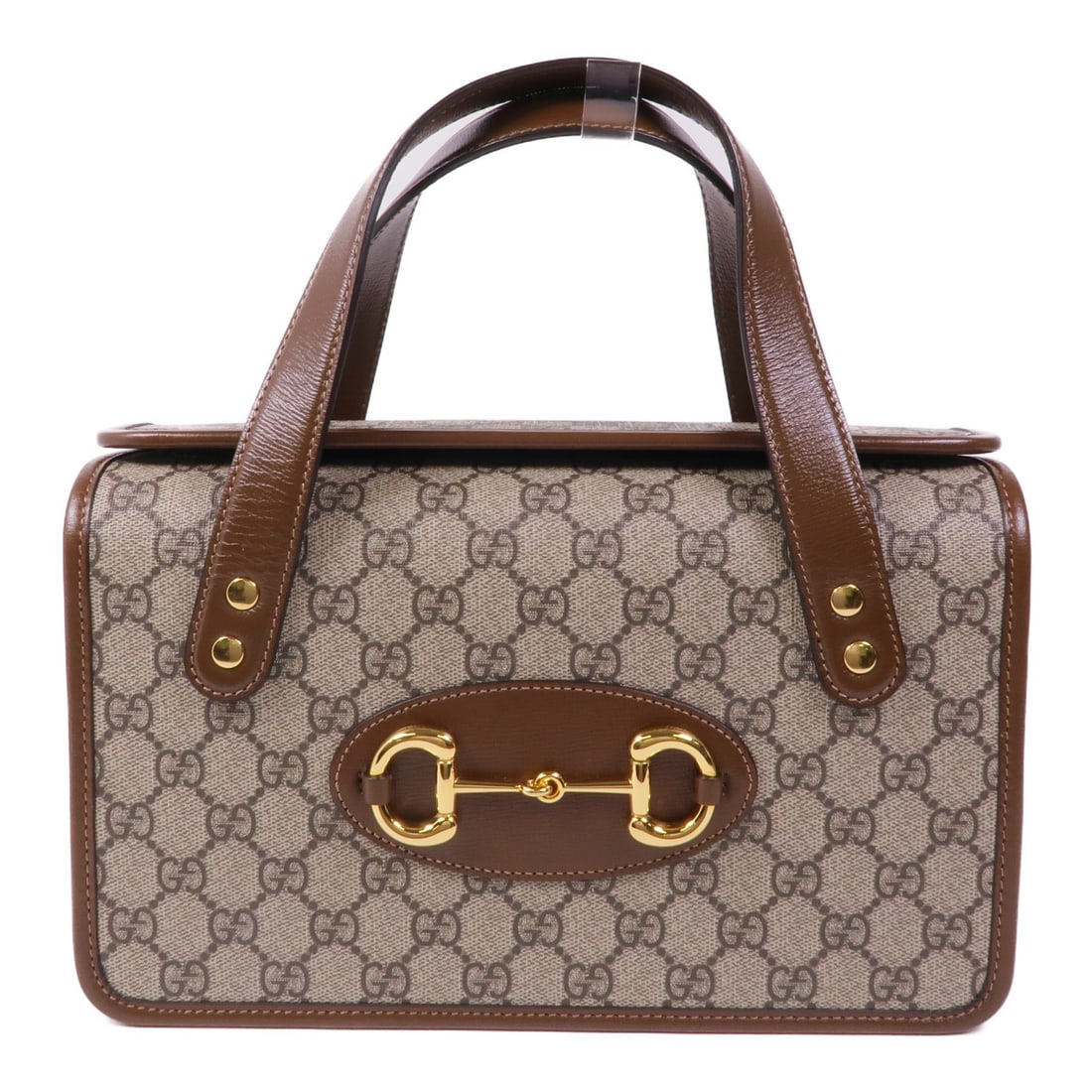 GUCCI GG GHW Coated Canvas Handbag Brown 627323 (1 of 15)
