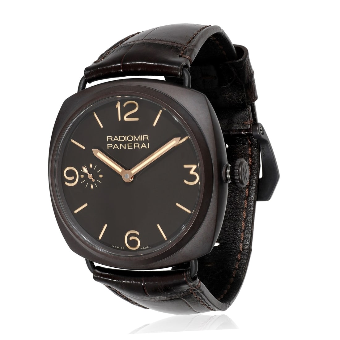 Panerai Radiomir 3 Day PAM00504 Men's Luxury Watch Crocodile Band: Panerai Radiomir 3 Day PAM00504 Men's Luxury Watch Crocodile Band The Panerai Radiomir 3 Day PAM00504 is a luxurious men's wristwatch characterized by its sleek round design and sophisticated features