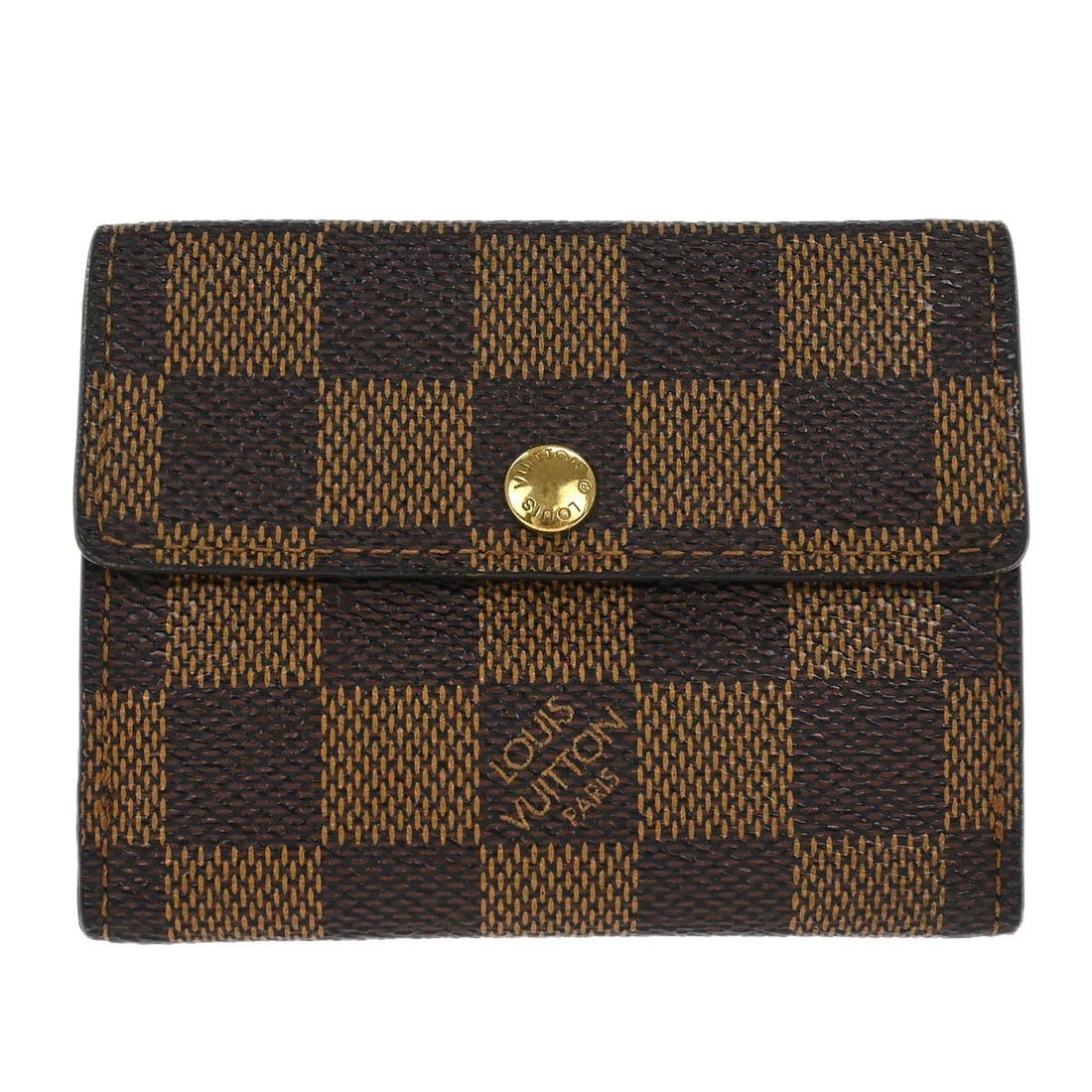 Damier Canvas Ludlow Brown Coin Purse by Louis Vuitton N62925 (1 of 7)