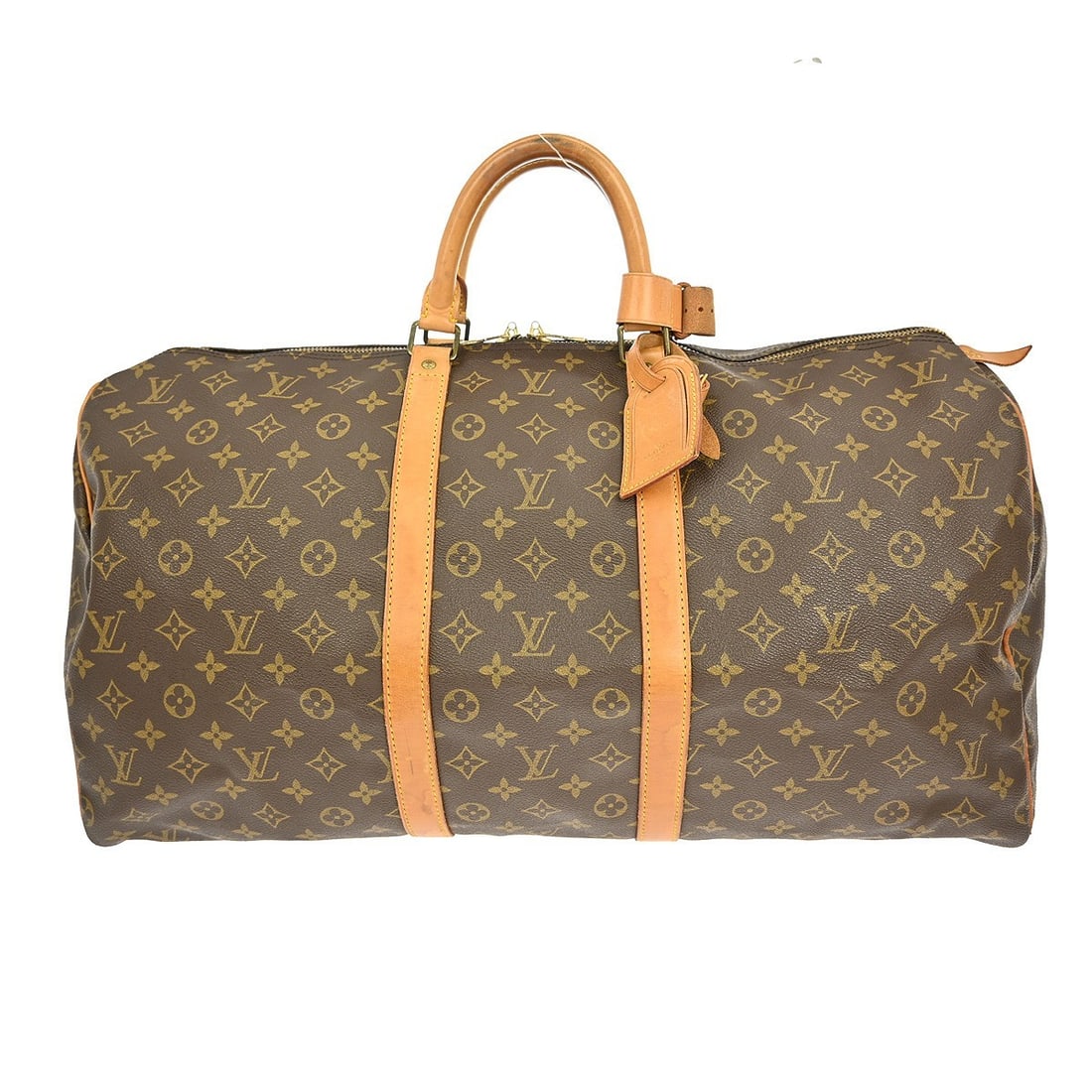 Louis Vuitton Keepall 55 Monogram Canvas Travel Duffle Bag M41424: Louis Vuitton Keepall 55 Monogram Canvas Travel Duffle Bag M41424 This Louis Vuitton Monogram Keepall 55 Travel Duffle Handbag is a classic piece perfect for travel. It features a spacious design with