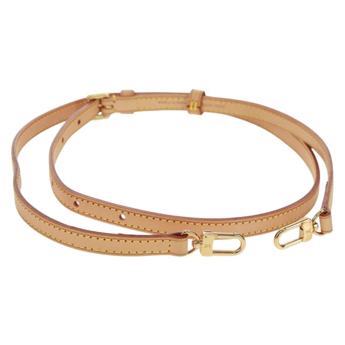 Beige Leather Adjustable Shoulder Strap by Louis Vuitton 39.4 to 45.7 Inch (1 of 6)