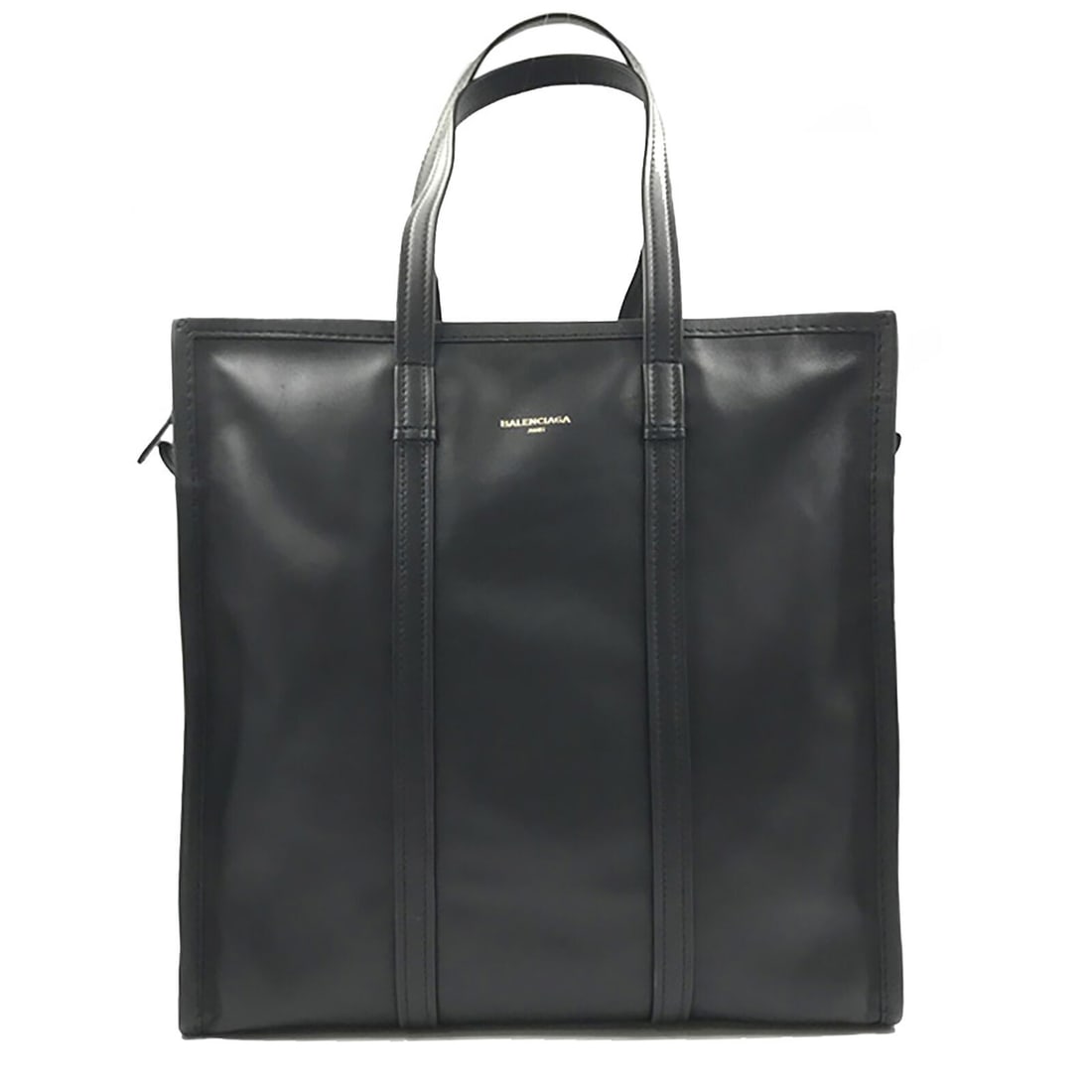 Balenciaga Bazar Shopper Medium Black Leather Tote Bag 443097: Balenciaga Bazar Shopper Medium Black Leather Tote Bag 443097 Discover the Balenciaga Bazar Shopper Medium, a stylish black leather tote bag designed for modern elegance. Crafted from subtly distresse