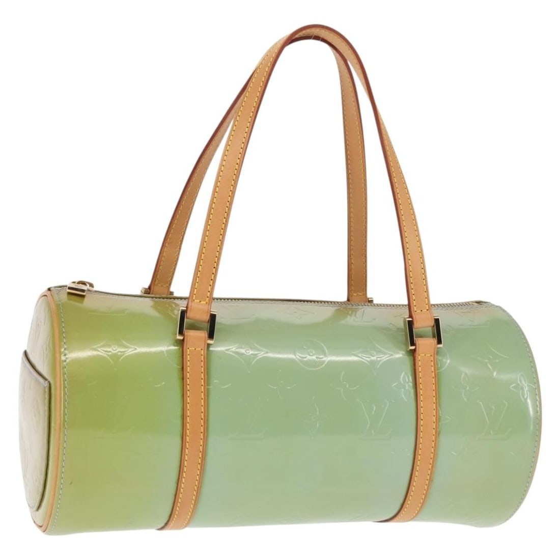 LOUIS VUITTON Monogram Vernis Bedford Hand Bag Baby Blue M91007 Auth (1 of 18)