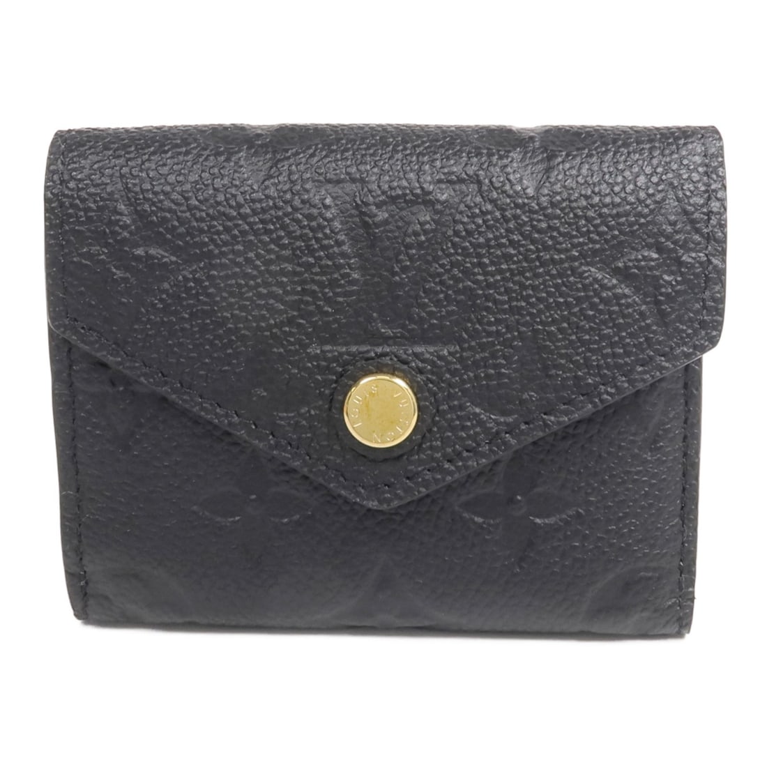 Victorine Black Tri-Fold Wallet by Louis Vuitton Monogram Empreinte GHW M64060 (1 of 15)