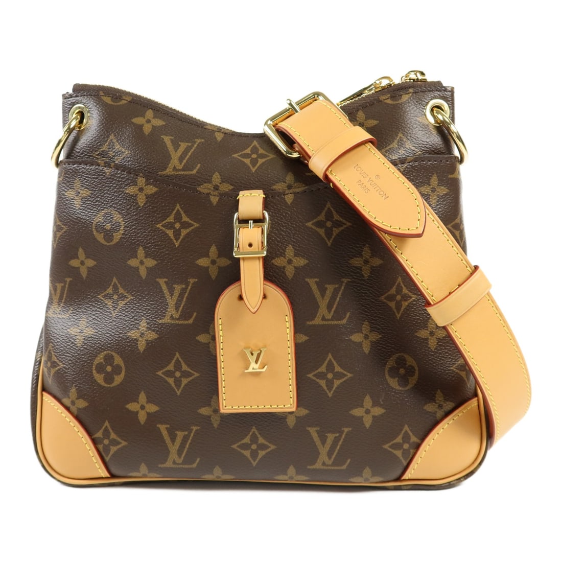 LOUIS VUITTON Odeon PM Shoulder Bag Monogram Brown GHW (1 of 16)