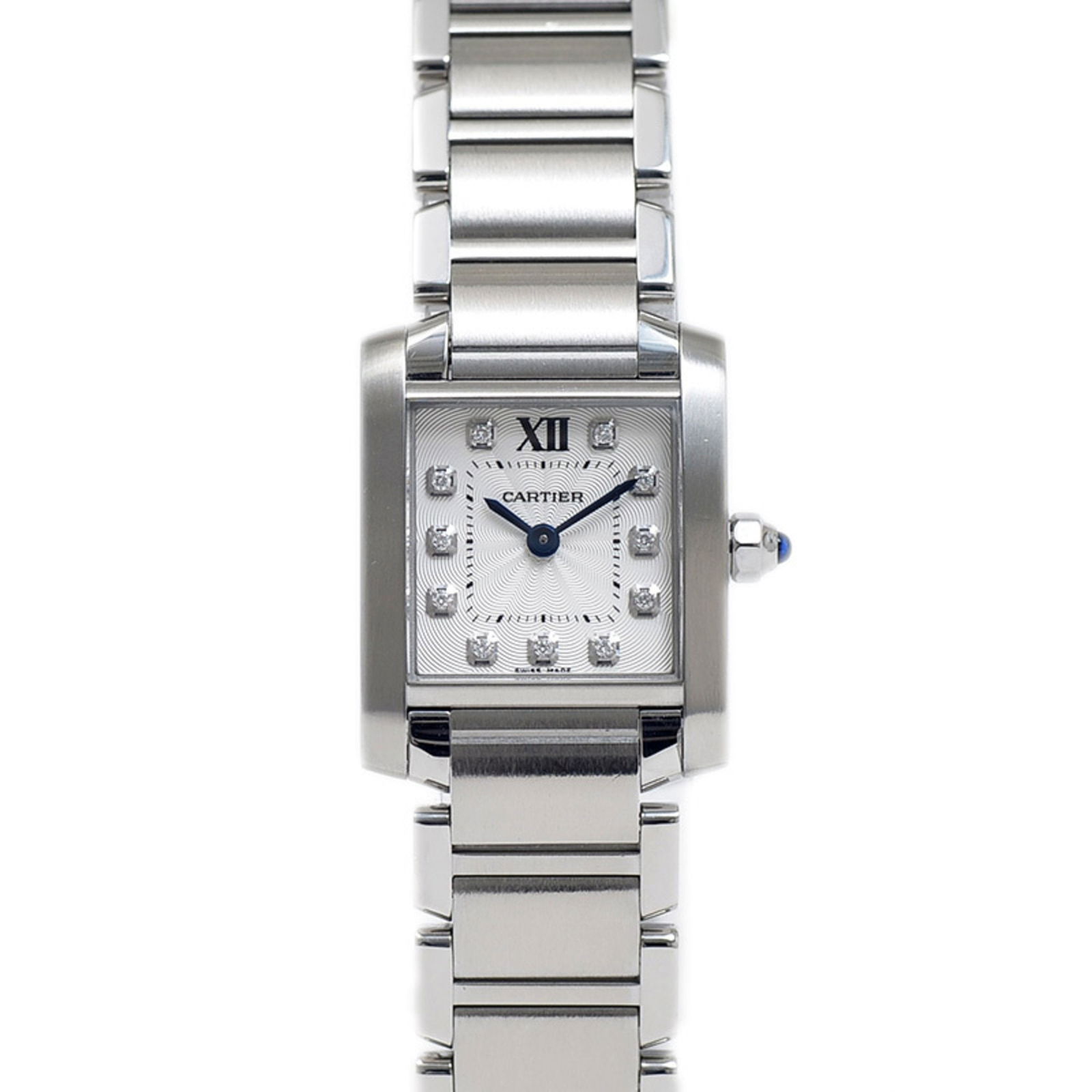 Steel Cartier Tank Francaise Silver Women's Watch 20mm Swiss (1 of 1)