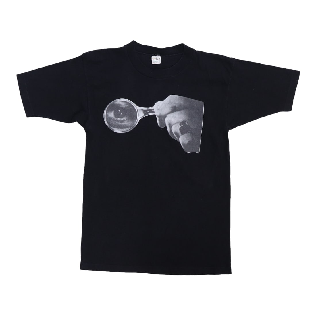 Vintage 1976 Rotogravure Tour Ringo Starr Graphic Black Cotton Shirt (1 of 5)