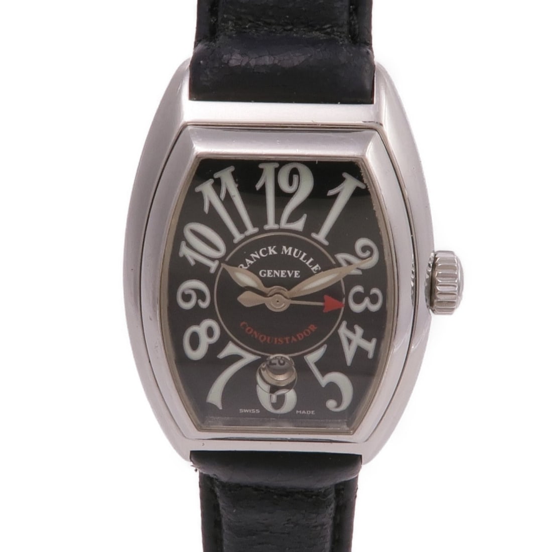 FRANCK MULLER Conquistador 8001LSC Quartz Black Stainless Steel Watch (1 of 18)