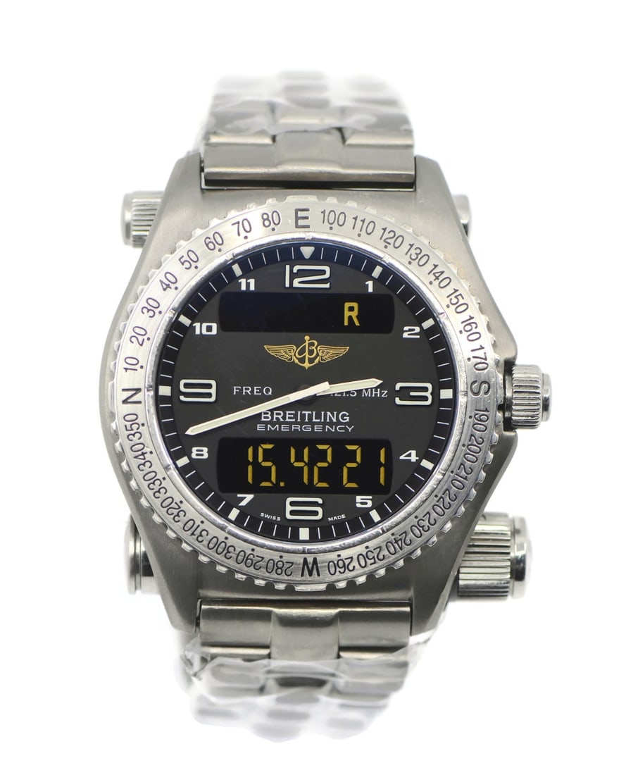 Breitling Emergency Titanium Quartz Wristwatch Reference E56321 (1 of 5)