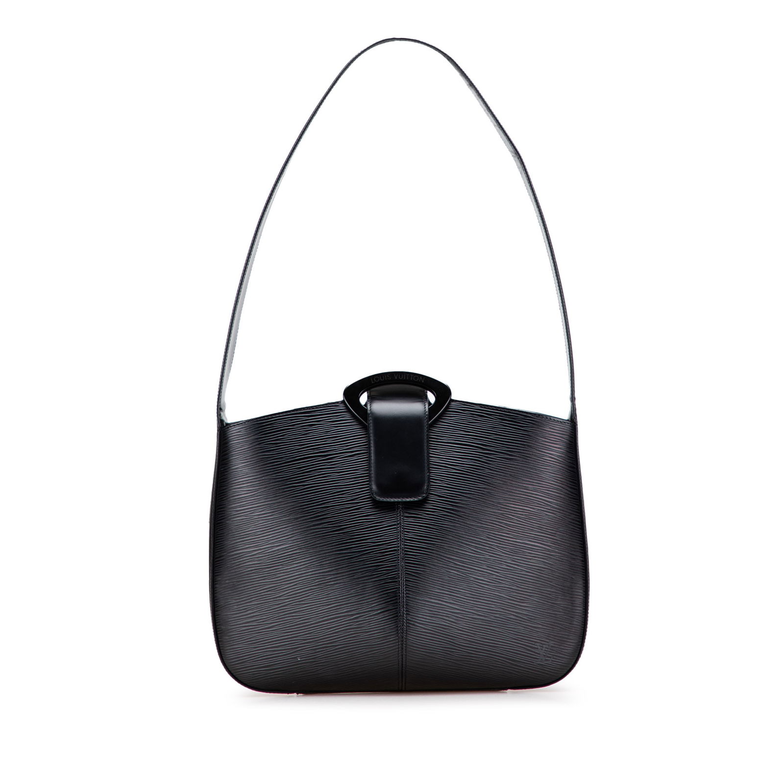 Louis Vuitton Epi Reverie Black Leather Handbag with Magnetic Closure (1 of 11)