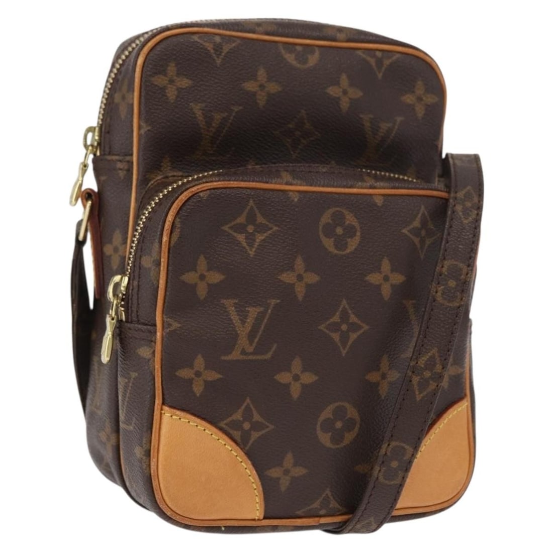 Louis Vuitton Amazon Monogram Canvas Shoulder Bag M45236 USA: Louis Vuitton Amazon Monogram Canvas Shoulder Bag M45236 USA This Louis Vuitton Monogram Amazon Shoulder Bag features the classic monogram canvas design and offers a compact yet functional shape. The