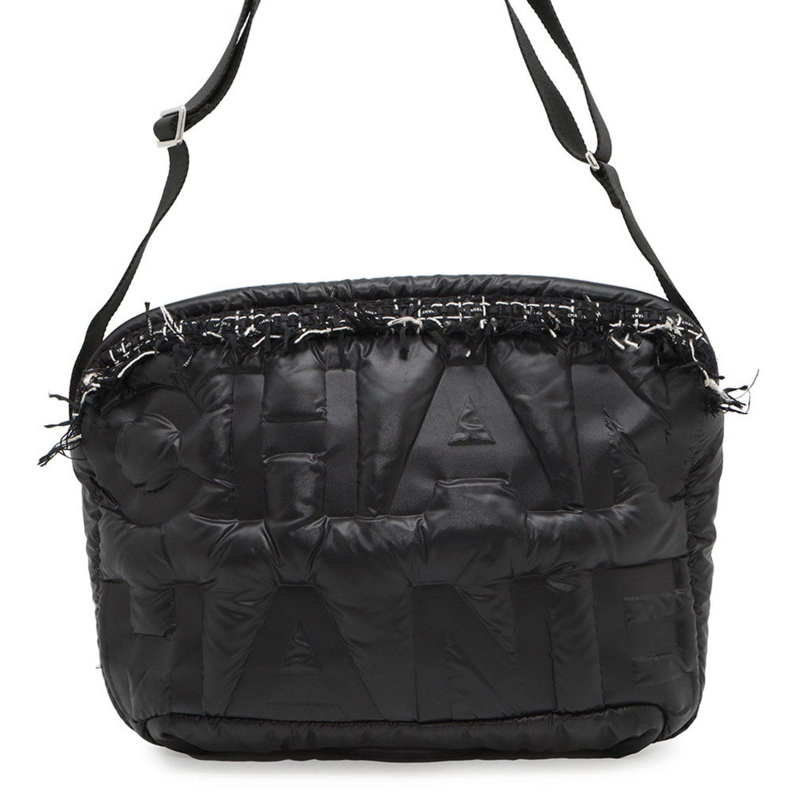 Black Nylon Chanel Doudoune Bag 27.5cm x 35.5cm x 7cm (1 of 1)