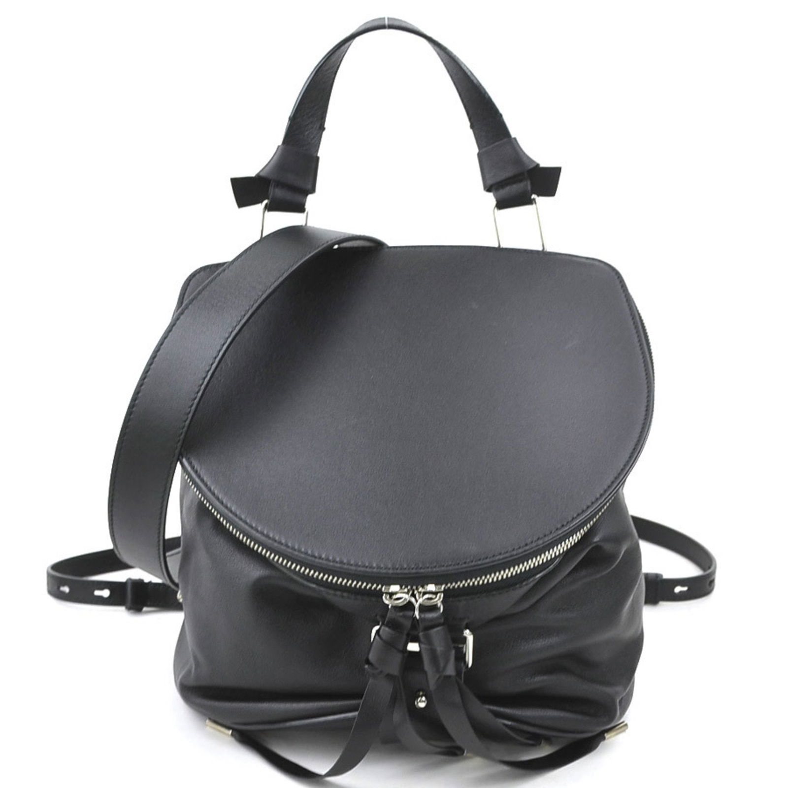 Black Leather Harryet Shoulder Bag by Bally Switzerland (1 of 5)