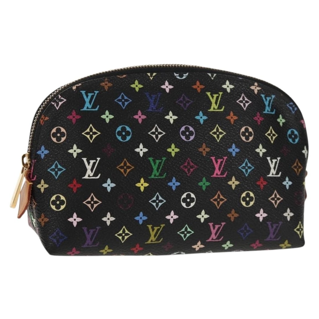 LOUIS VUITTON Monogram Multicolor Pochette Pouch Black M47355 Authenticated (1 of 18)