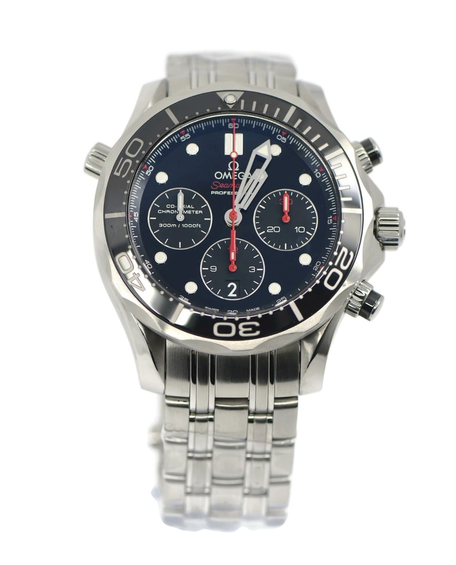 Seamaster 300m Chronograph Automatic Stainless Steel Wristwatch Ref 212.30.44.50.01.001 (1 of 5)
