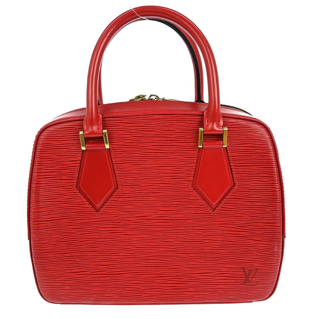 Louis Vuitton Sablon Epi Leather Red Medium Handbag M52047 (1 of 7)