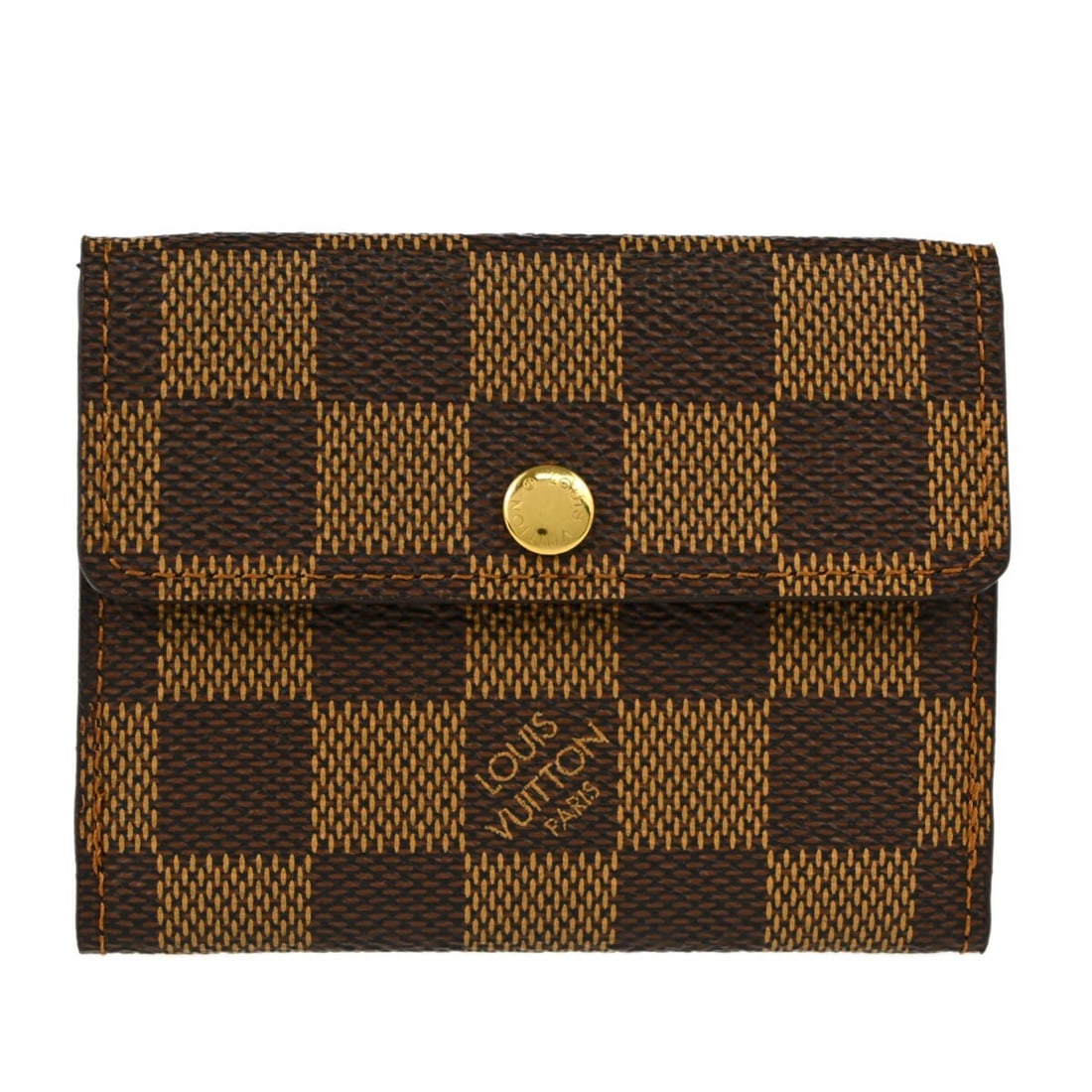 Louis Vuitton Damier Ludlow Coin Case Wallet N62925 Brown Canvas (1 of 7)