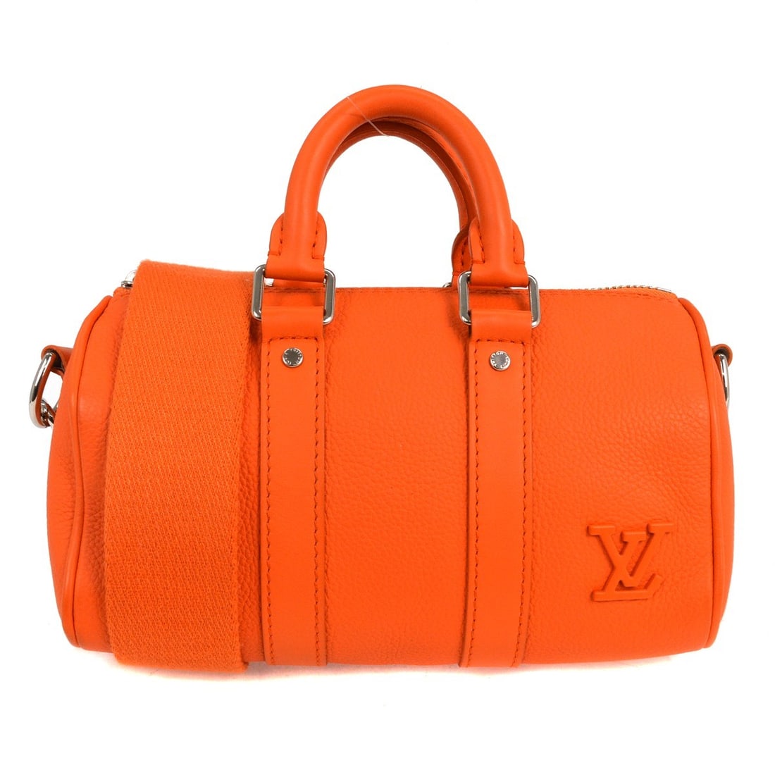 Louis Vuitton Orange Keepall XS 2way Handbag M81004 Duffle (1 of 6)