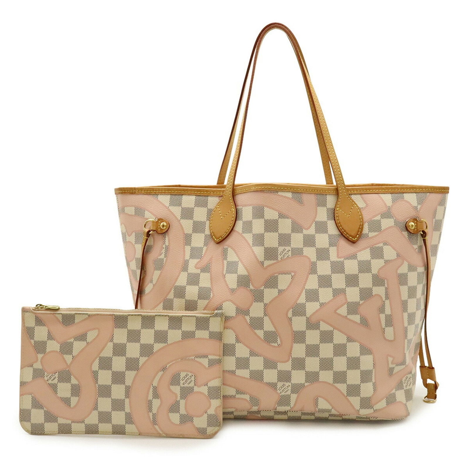 Louis Vuitton Neverfull MM Canvas Tote Multicolour Spain 31cm: Louis Vuitton Neverfull MM Canvas Tote Multicolour Spain 31cm This Louis Vuitton Neverfull MM tote features a multicolour canvas exterior and is designed for women. Crafted in Spain, the bag is in goo