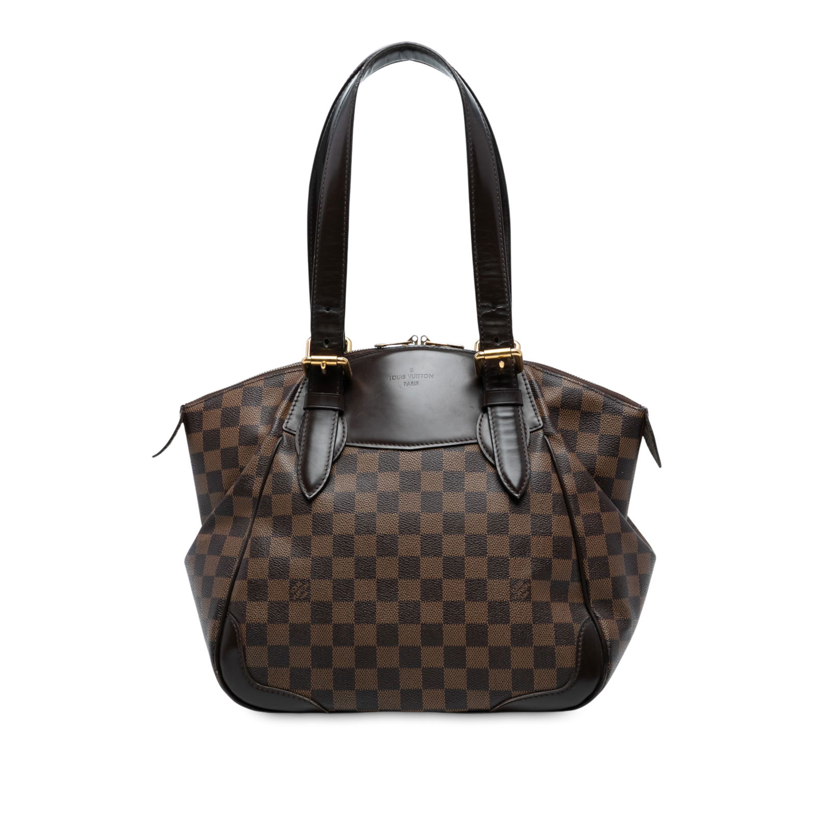 Louis Vuitton Damier Ebene Verona MM Brown Canvas Handbag (1 of 8)
