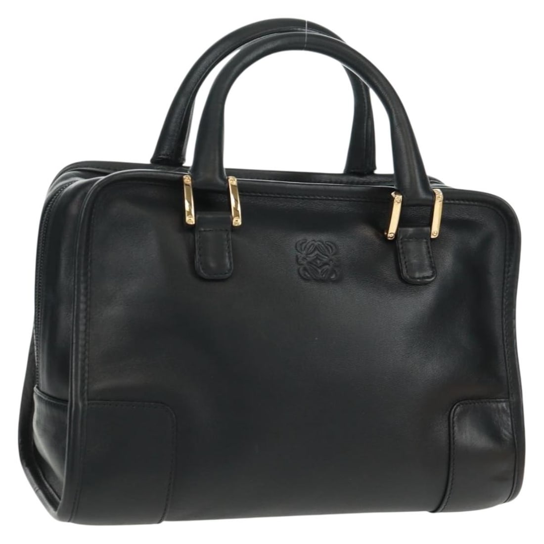 Loewe Americana 28 Anagram Black Leather Handbag with Dust Bag (1 of 18)