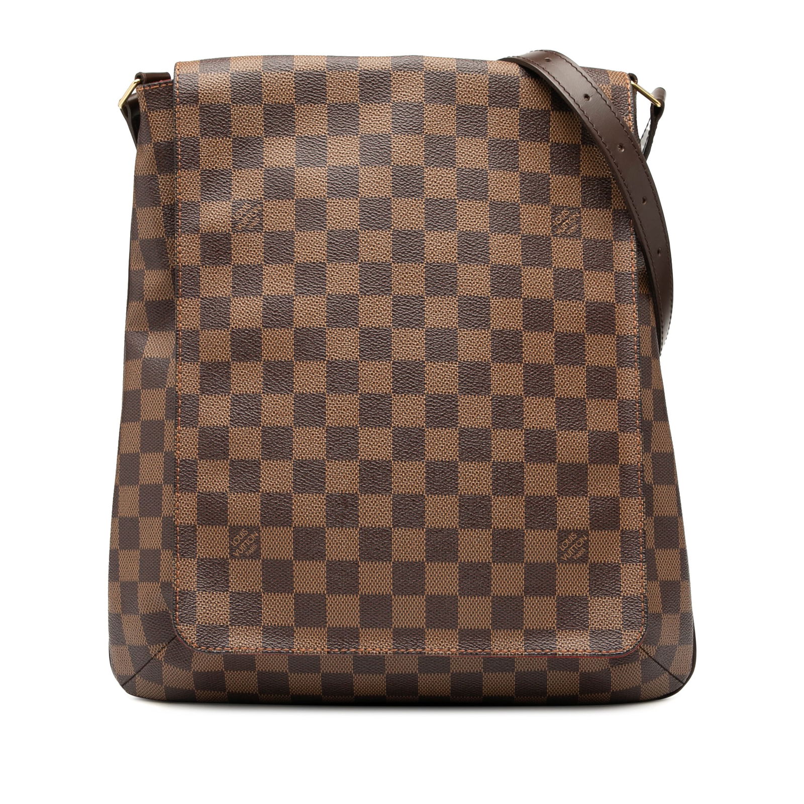 Louis Vuitton Damier Ebene Musette Salsa GM Brown Bag (1 of 7)