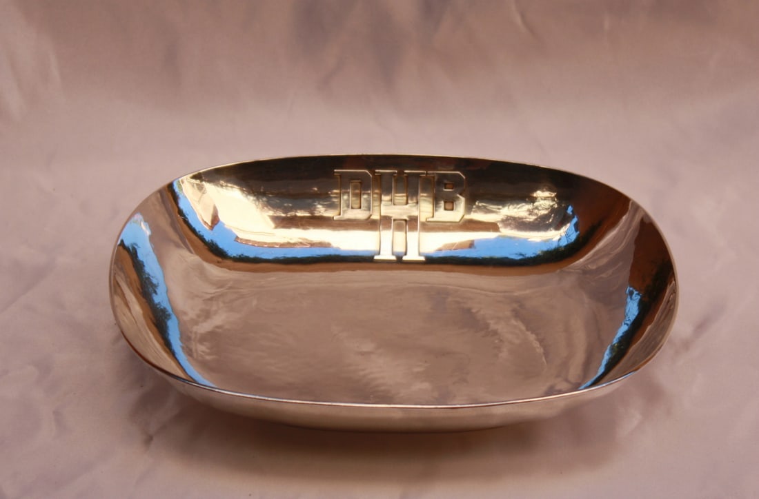 Bob & Dolores Hope Allen Adler Sterling Silver Bowl Monogram DHB (1 of 4)