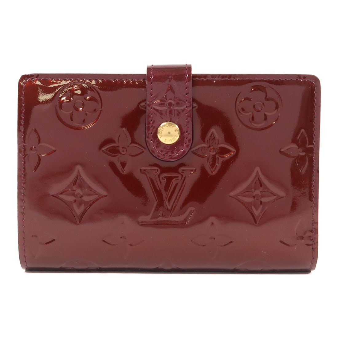 Louis Vuitton Monogram Vernis Bi-fold Wallet Red Patent Leather (1 of 13)