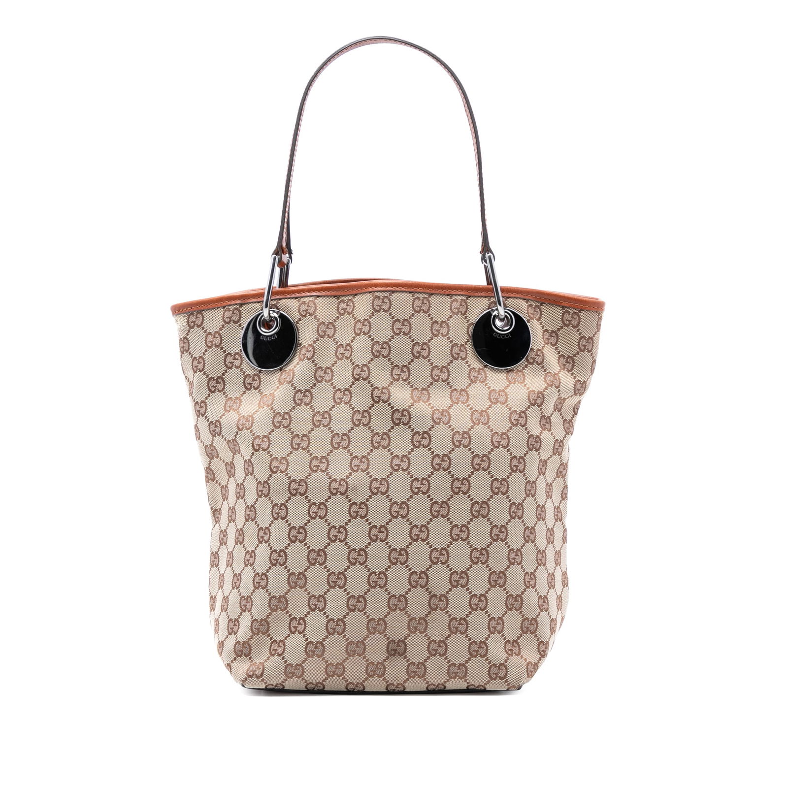 Gucci Eclipse Large GG Canvas Tote Bag with Leather Trim (1 of 7)