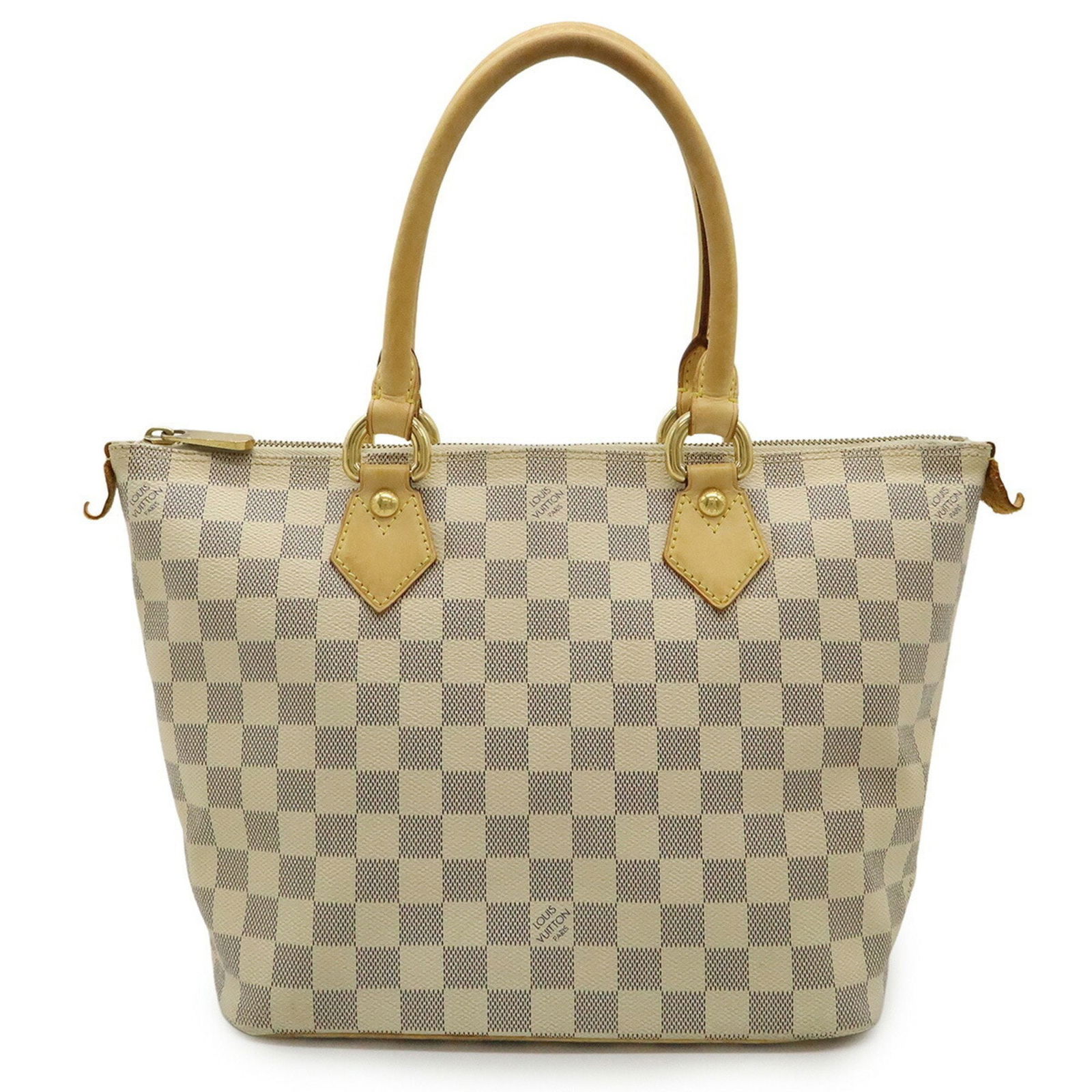 White Canvas Saleya Tote by Louis Vuitton (1 of 1)