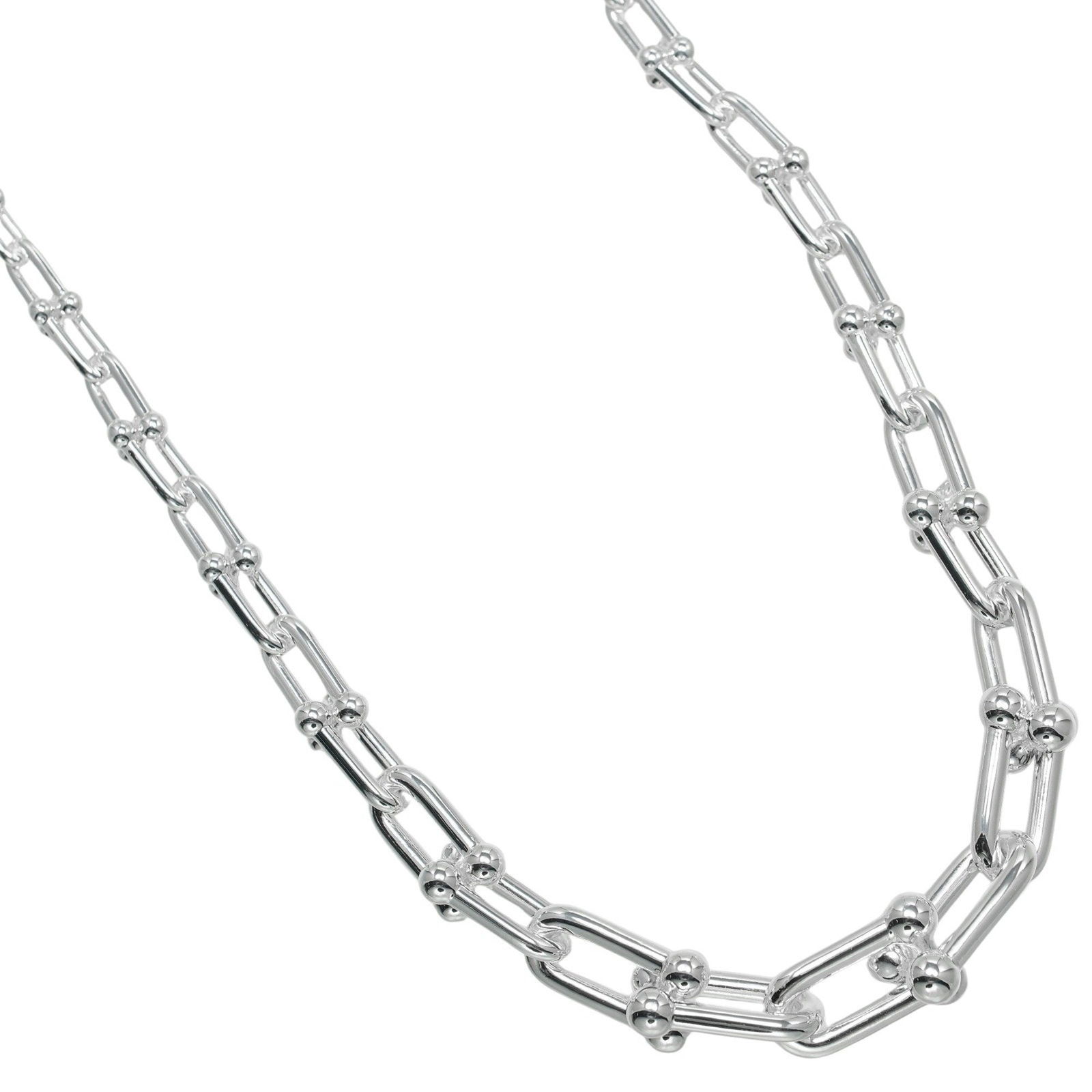 Tiffany Hardwear Silver Necklace 45.7 cm Italian Design (1 of 1)