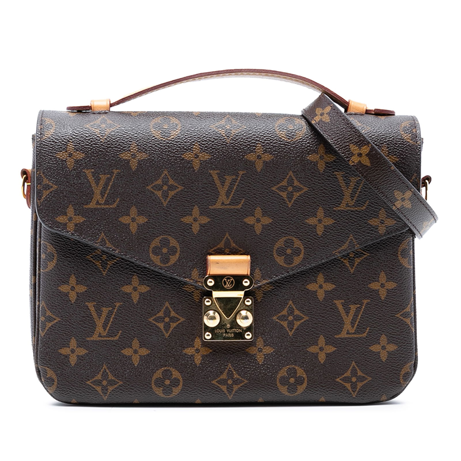 Louis Vuitton Pochette Metis Shoulder Bag in Monogram Canvas with S Lock (1 of 7)