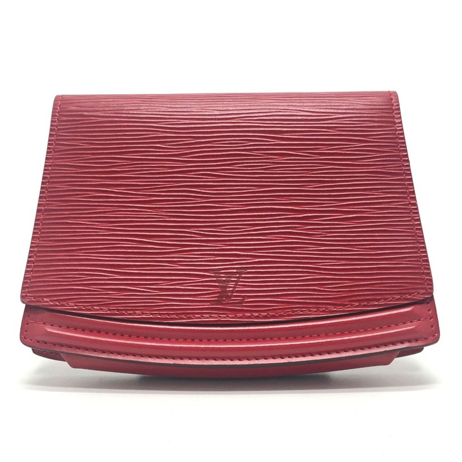 Red Leather Tilsitt Bag by Louis Vuitton France (1 of 12)