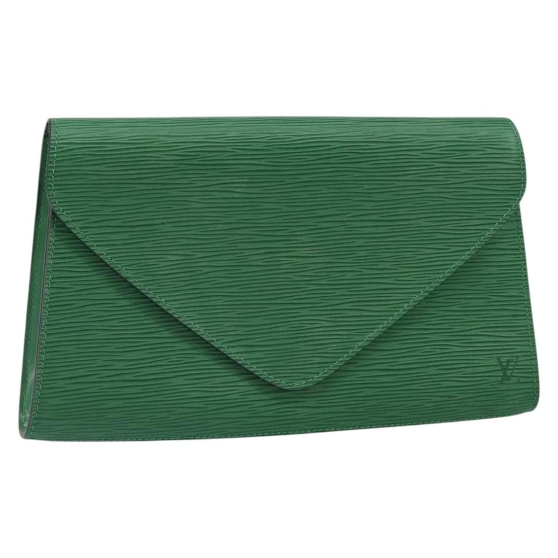 Green Epi Leather Art Deco Clutch by Louis Vuitton M52634 (1 of 18)