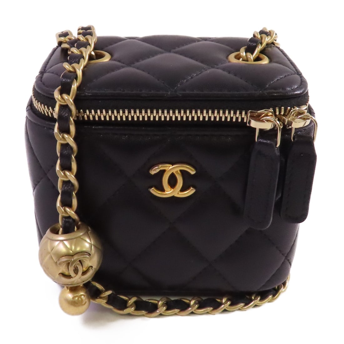 Mini CC Lambskin Vanity Shoulder Bag with Gold Hardware by CHANEL (1 of 16)