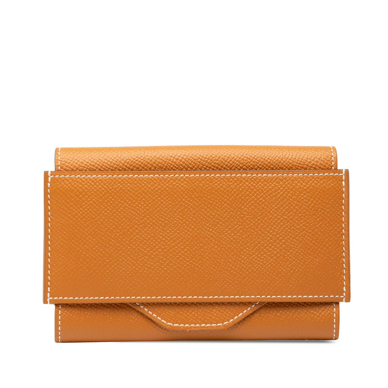 Hermes Epsom Passant Long Wallet in Gold Leather (1 of 7)