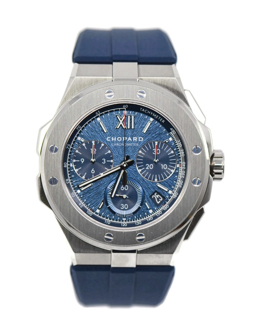 Chopard Alpine Eagle Automatic Stainless Steel Watch 298609-3003 with Box and Papers: Chopard Alpine Eagle Automatic Stainless Steel Watch 298609-3003 with Box and Papers Discover the elegance of the Chopard Alpine Eagle Stainless Steel Watch, model 298609-3003. This exquisite wristwat