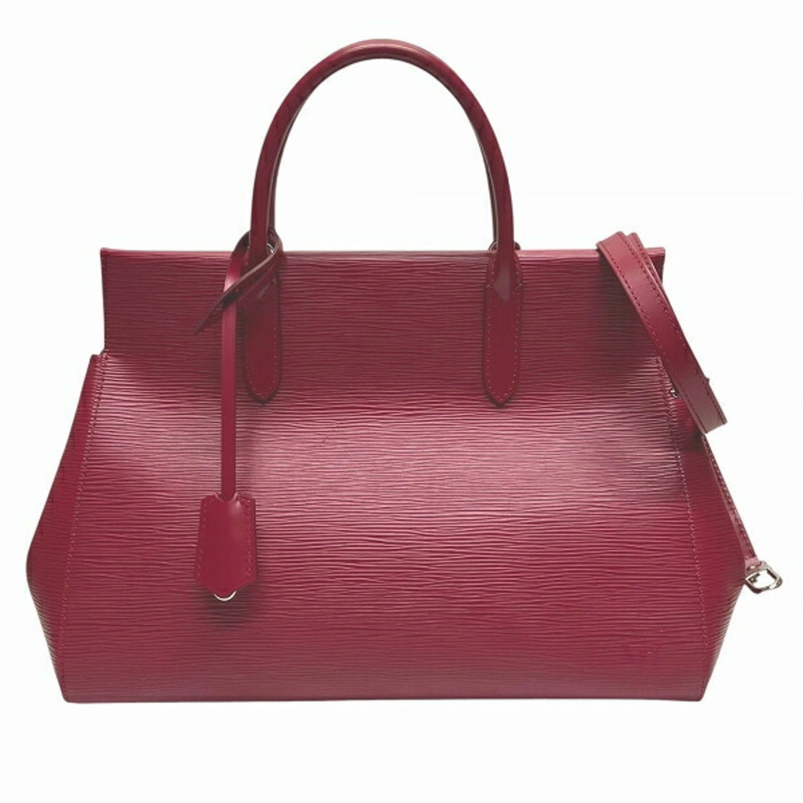 Louis Vuitton Marly Burgundy Leather Bag France (1 of 1)