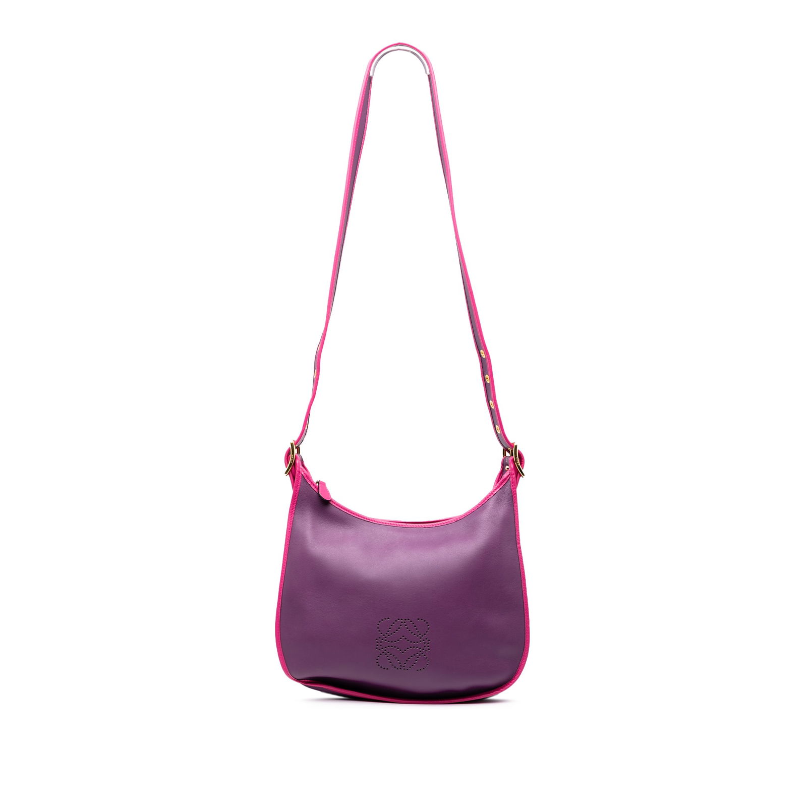 LOEWE Leather Anagram Sofia Crossbody Bag Purple Spain (1 of 8)