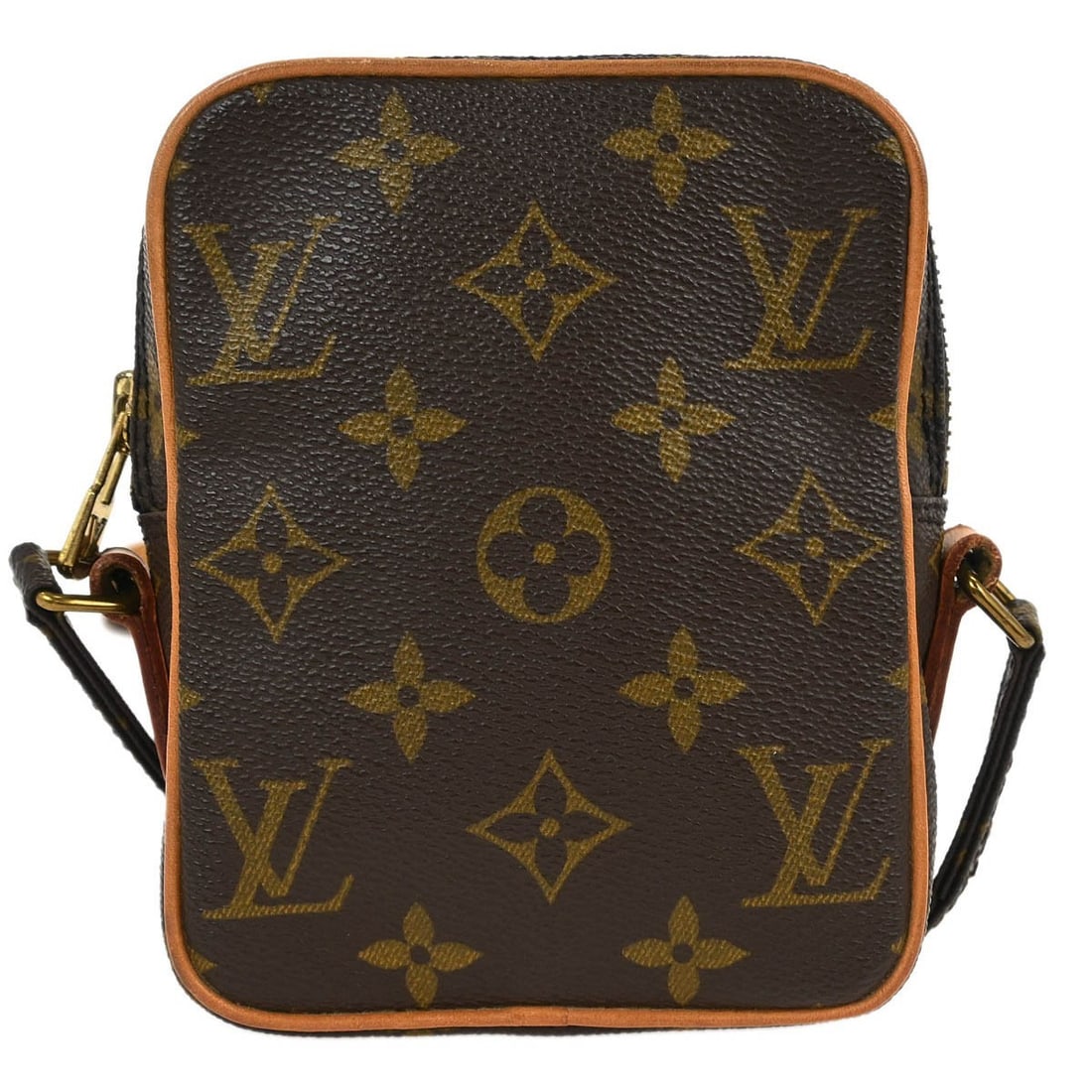 Louis Vuitton Monogram Mini Danube Crossbody Bag M45268 Vintage: Louis Vuitton Monogram Mini Danube Crossbody Bag M45268 Vintage The Louis Vuitton Monogram Mini Danube Shoulder Bag is a stylish and practical accessory designed for casual occasions. This vintage cro