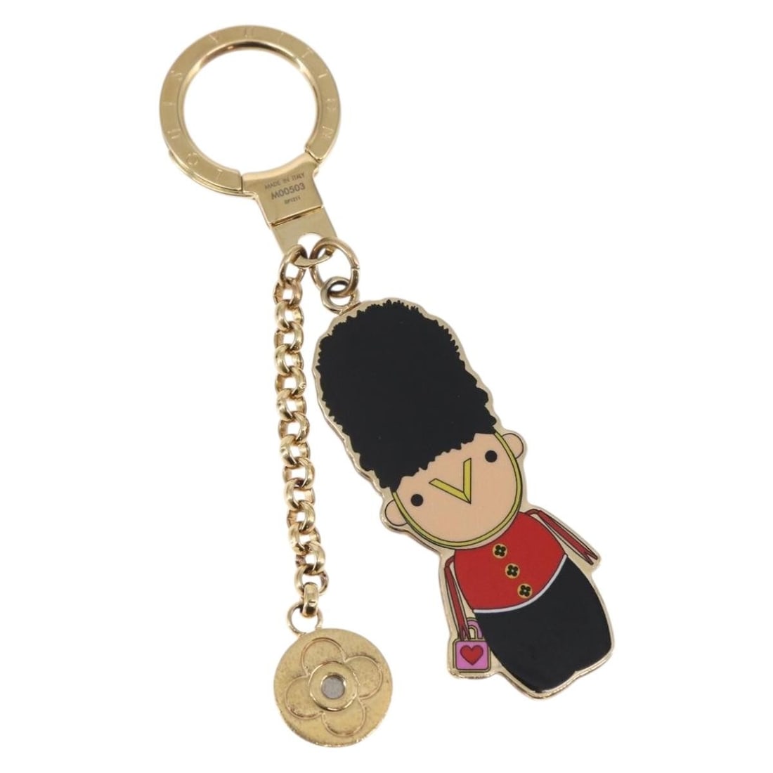 Louis Vuitton Monogram Vivienne Key Holder Gold Metal Italy Auth: Louis Vuitton Monogram Vivienne Key Holder Gold Metal Italy Auth This Louis Vuitton Monogram Vivienne Key Holder is a stylish accessory crafted from durable metal. Featuring the iconic monogram design