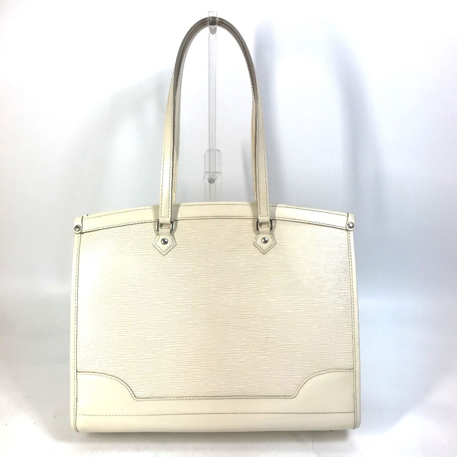 Louis Vuitton Madeleine Ecru Leather Bag 26cm x 33cm x 12cm (1 of 16)