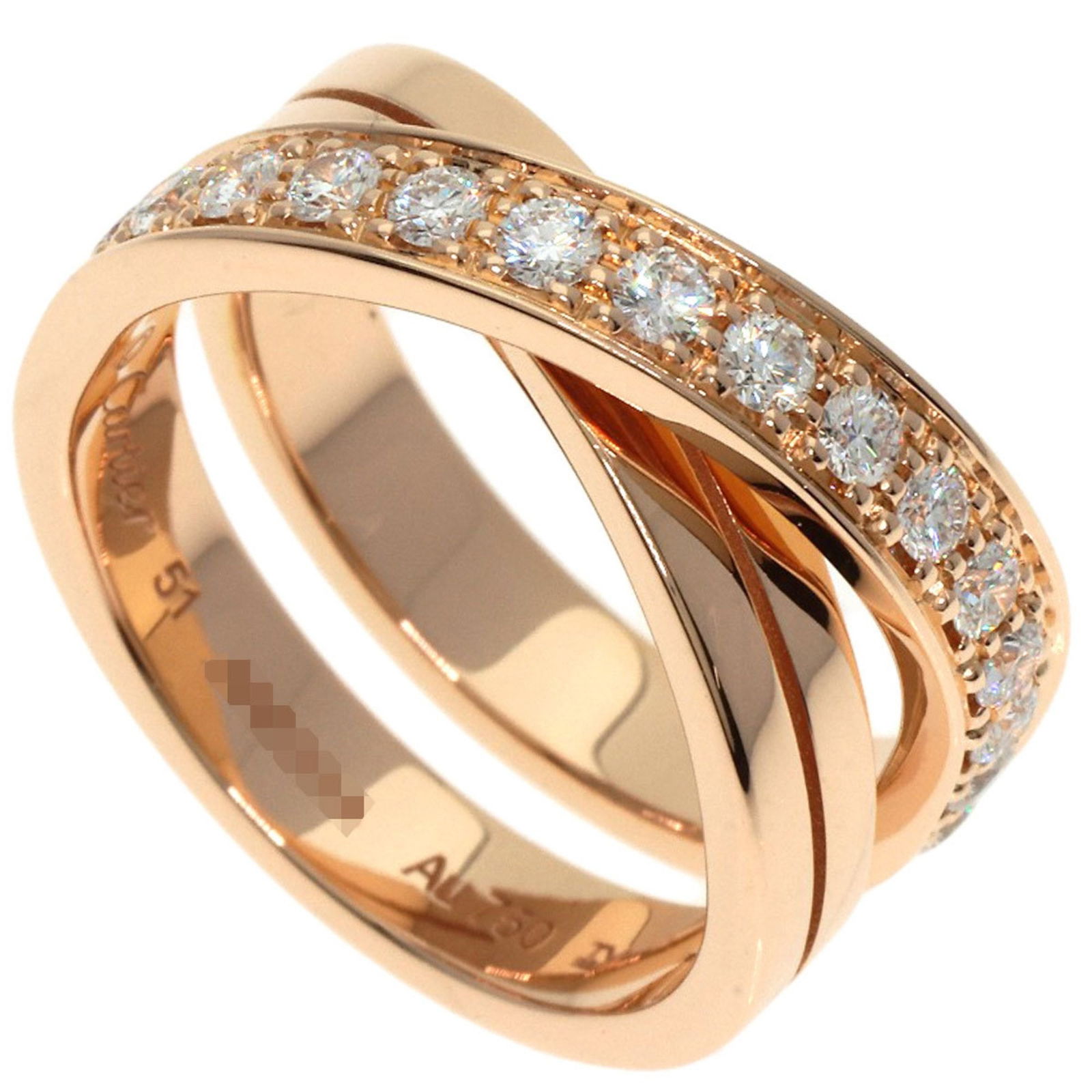 Rose Gold Cartier Etincelle Ring Size 6 from France (1 of 1)